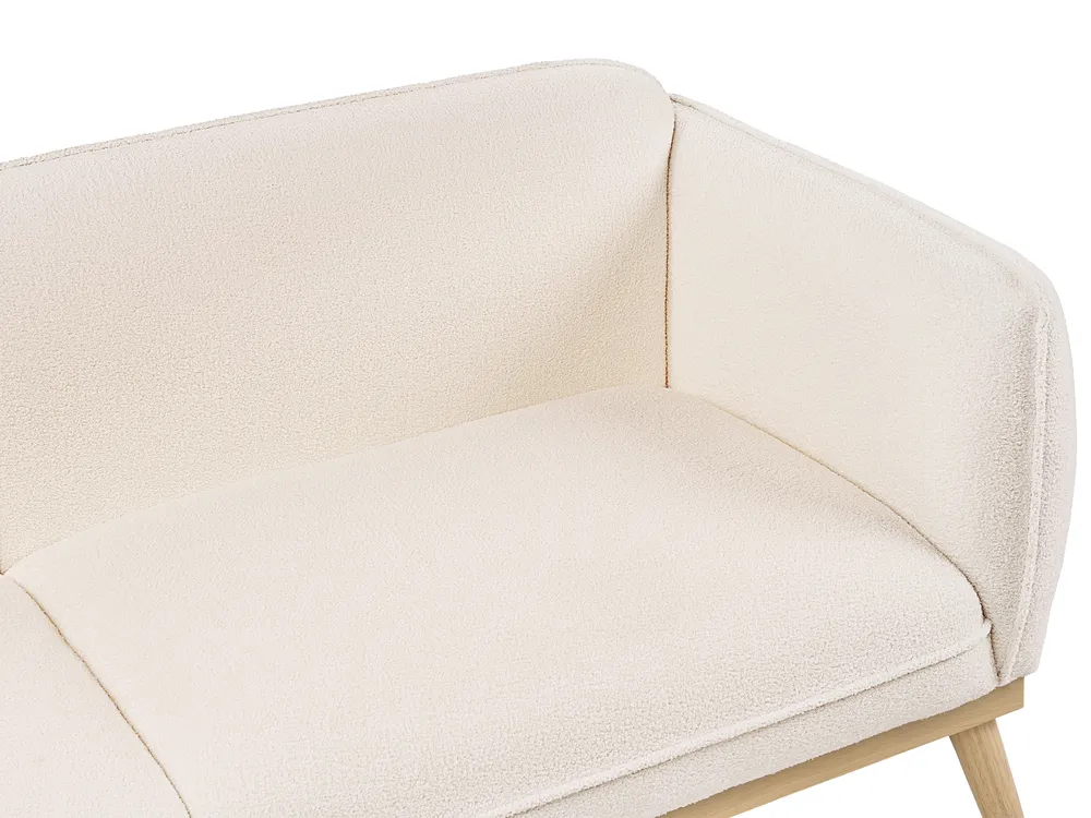 Set da salotto 5 posti LJUNG Bouclé Beige chiaro_1076617