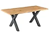 Extending Dining Table BRONSON Brown 140/180 cm 90 cm