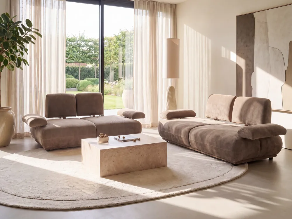 Sofa 3 Seater NACKA Brown_1056588