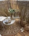 Round Jute Area Rug ⌀ 140 cm Beige KERER_879062