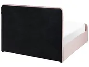Ottoman Bed LUNAN Pastel Pink 120 x 200 cm (EU Small Double)_1051425