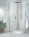 Shower Enclosure JUKATAN 800 x 800 x 1850 mm Silver