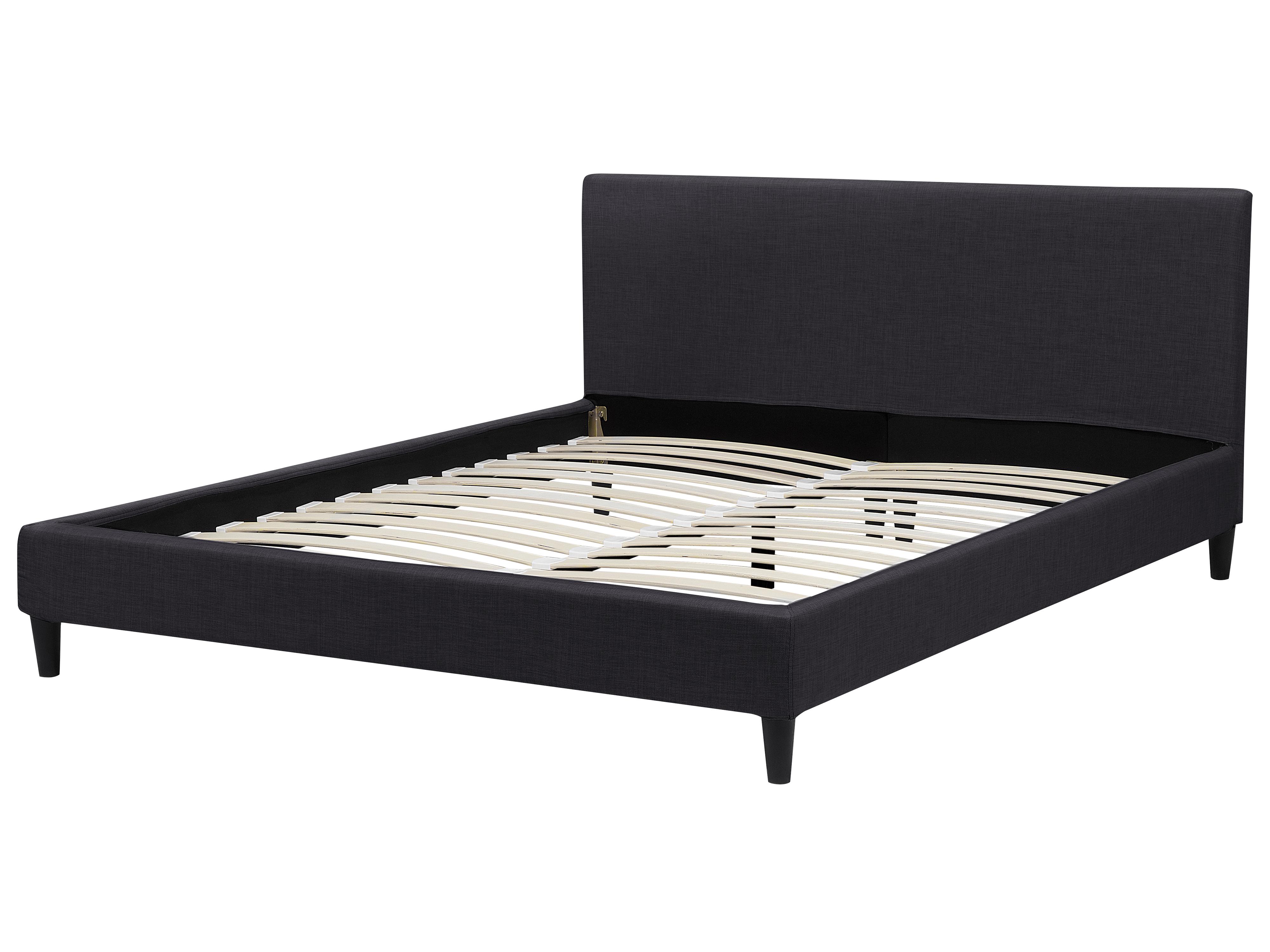 Bed Fabric FITOU 160 x 200 cm (EU King Size) Black_875260