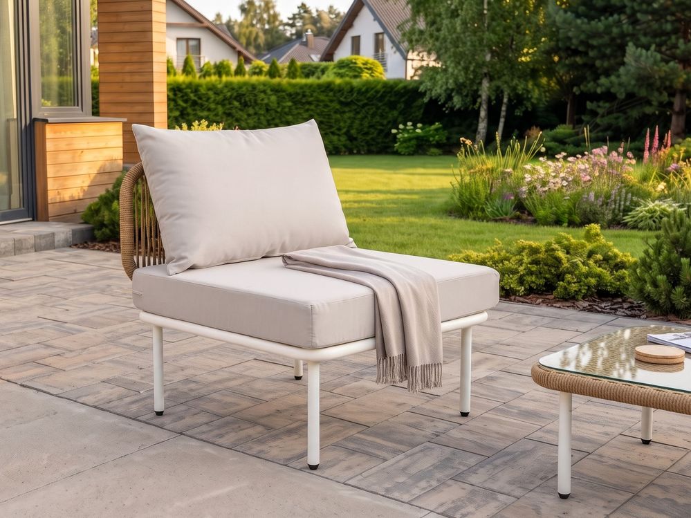Section de jardin 1 place BAUCINA Beige clair