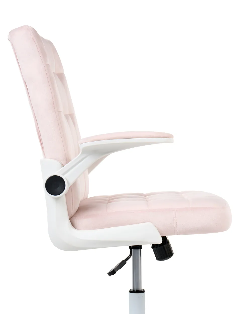 Chaise de jeu | Chaise de bureau Blanc et rose Similicuir CFW55477 | Leroy Merlin