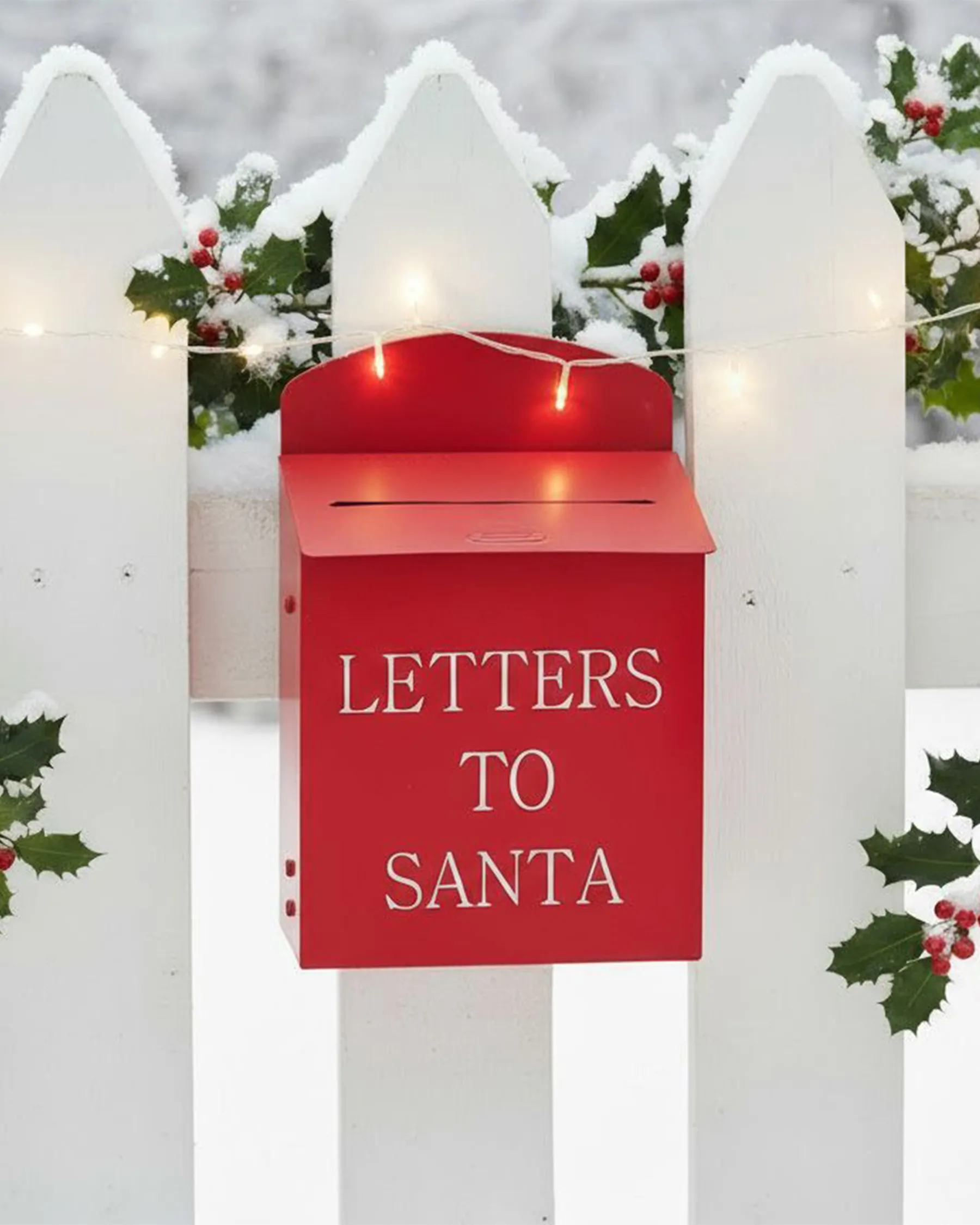 Santa Post Box FORSSA 30 cm Red_1014338