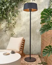 Riscaldatore a infrarossi da patio a piantana VARAZZE 1500 W Nero_968099