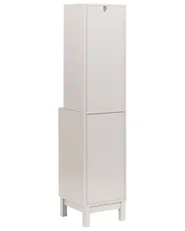 Bathroom Cabinet PENON 38 cm with Laundry Basket Light Beige_1110100