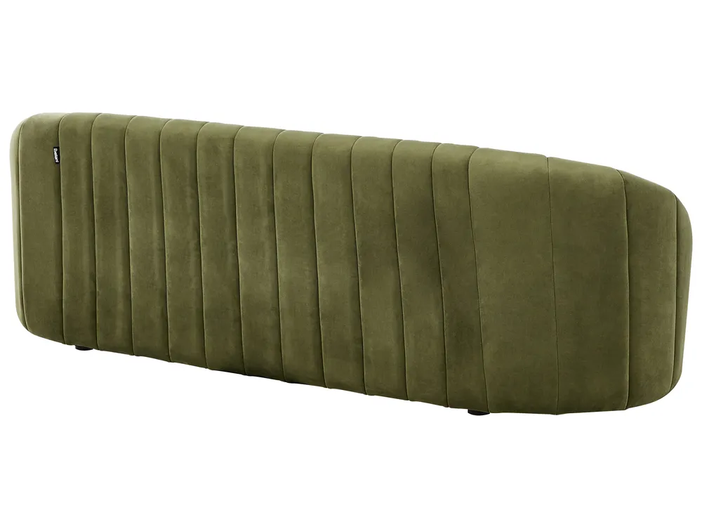 Sofa 3 Seater MALUNG Velvet Dark Green_883981