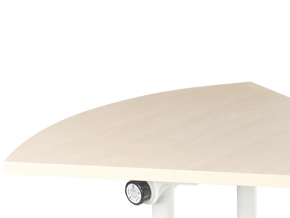 Foldable Corner Desk Module CAVI 90 cm 64 cm Light Brown_1030790