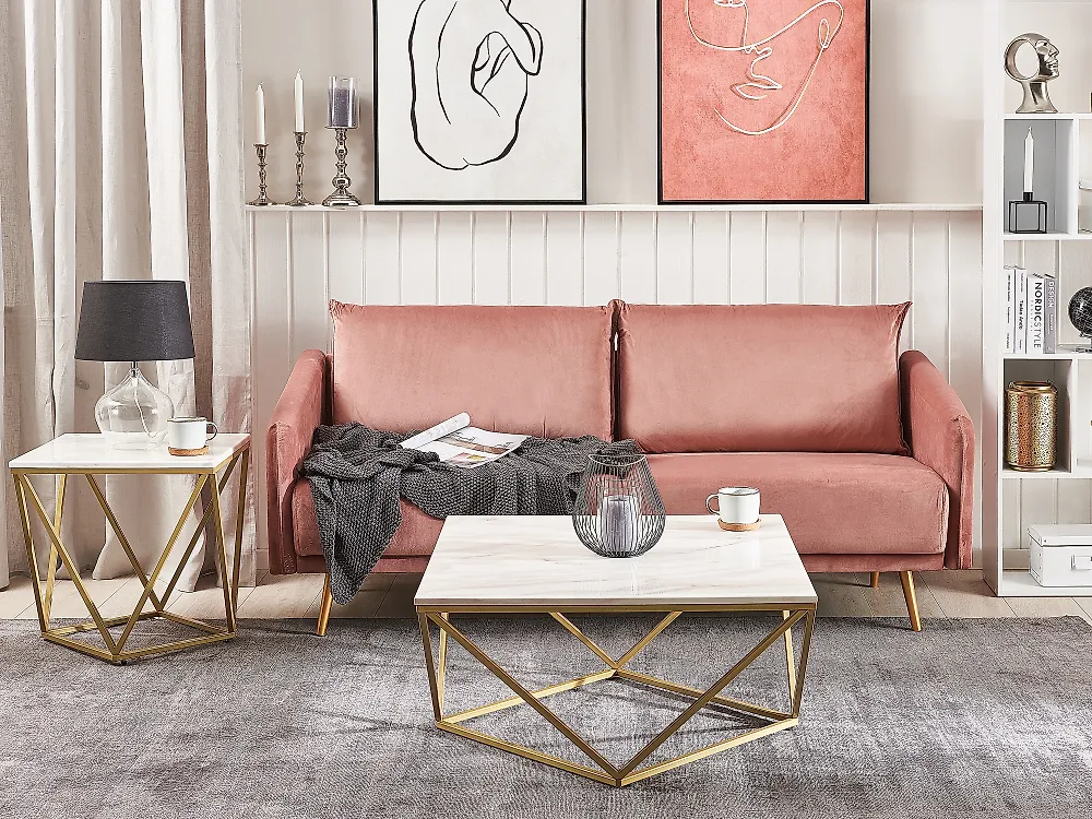 Moderne Beistelltische In Cremeweiß – 34,8 Cm Breit, 52,8 Cm Hoch, Platzsparend & Stylisch
