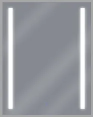LED Bathroom Mirror MARTINET 70 cm 90 cm Silver_748402