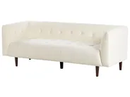Sofa 3 Seater BYSKE Boucle Off-White_958929