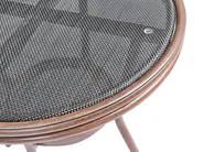 Garden Dining Set 4 Seater RIFREDDO PE Rattan Grey_1062328