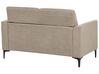 Ensemble canapés et fauteuil en tissu taupe 6 places FENES_897906