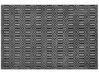 Teppich dunkelgrau 160 x 230 cm geometrisches Muster Kurzflor ADATEPE_750655