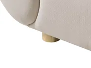 Sofa 2 Seater RINGEL Fabric Light Beige_1025378