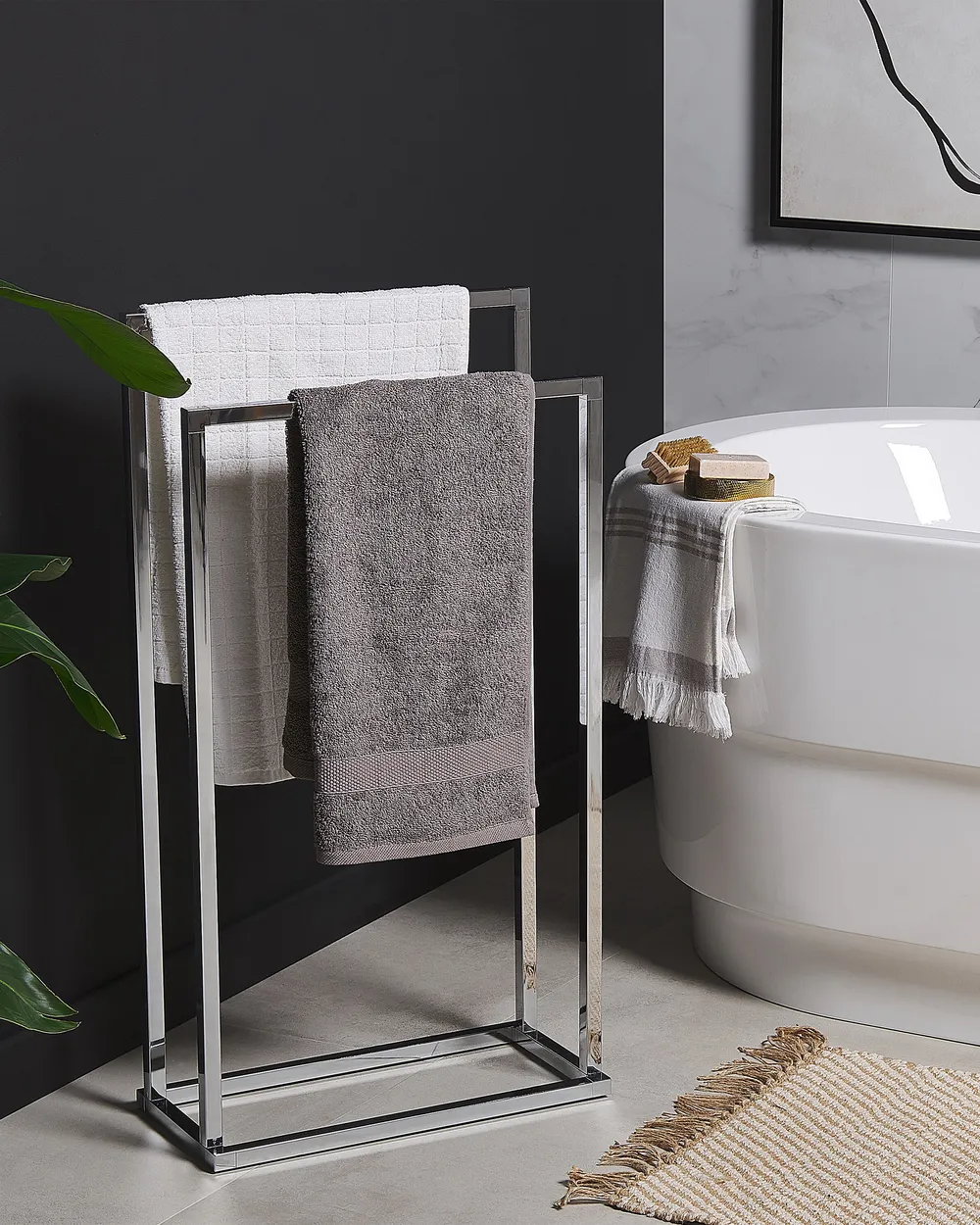 Porte Serviette Sur Pied Castorama - Fleur De Passion