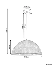 Lampadario WERU Vimini Naturale_1074817