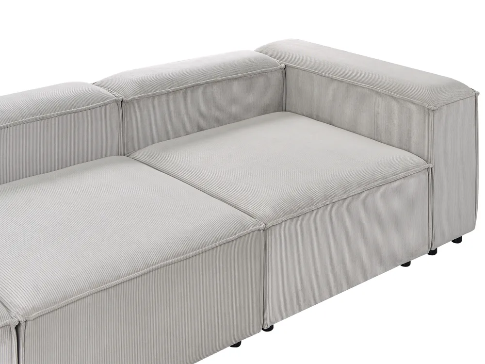 Modular Sofa 3 Seater ARDAL Corduroy Taupe_1011050