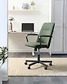 Office Chair CAROGA Fabric Dark Green