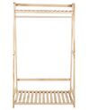 Wooden Clothes Rack Light Wood BAKER_935386