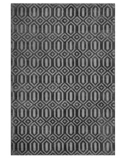 Tappeto ADATEPE Grigio scuro 160 x 230 cm Viscosa_750655