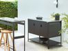 Outdoor Bar Table MAENZA Black Metal