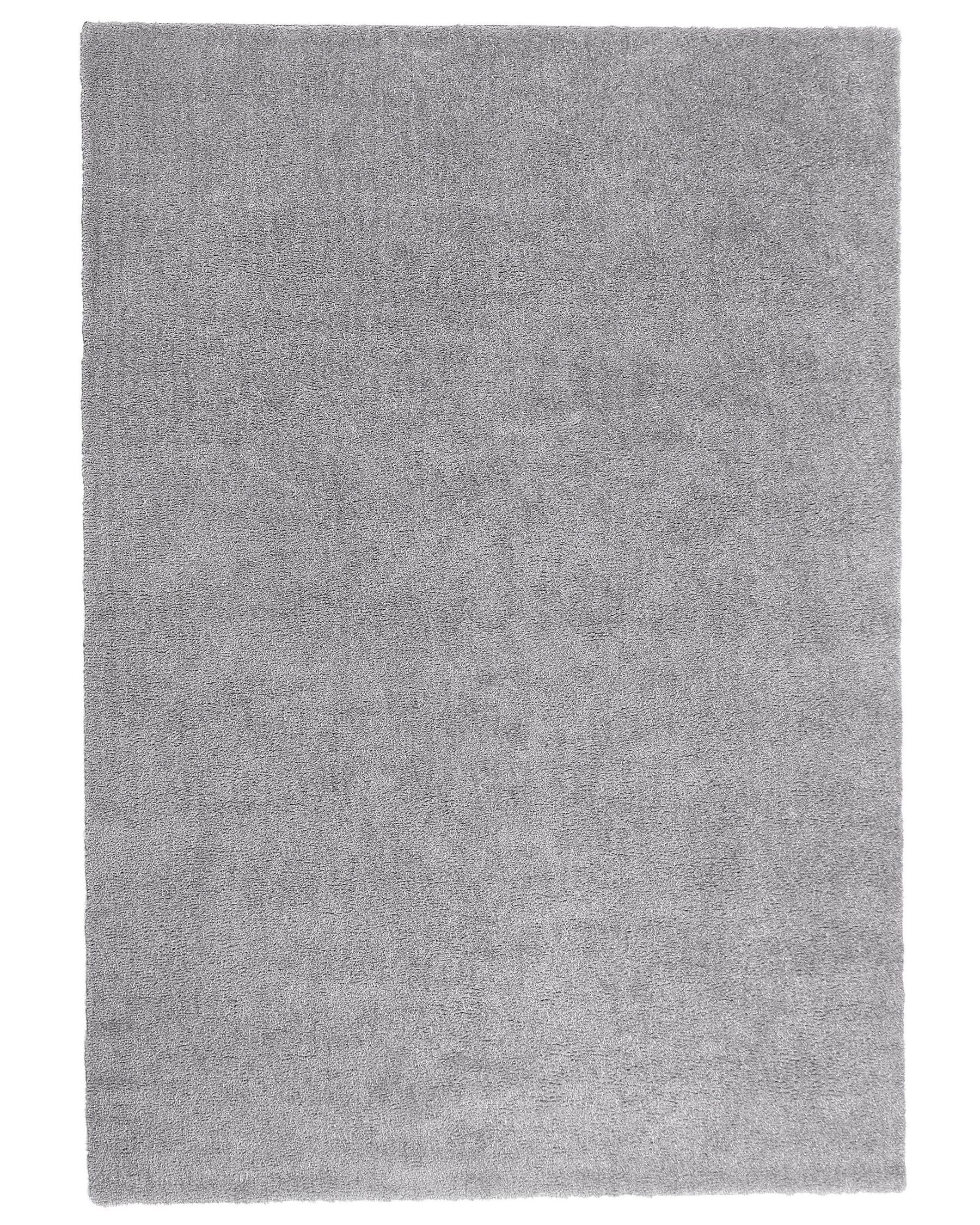 Tappeto shaggy grigio chiaro 160 x 230 cm DEMRE_683560