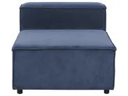 Modular Corner Sofa 4 Seater ARDAL Corduroy Dark Blue Left Hand_1008772