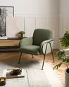 Fotel TRYSNES Boucle Zielony