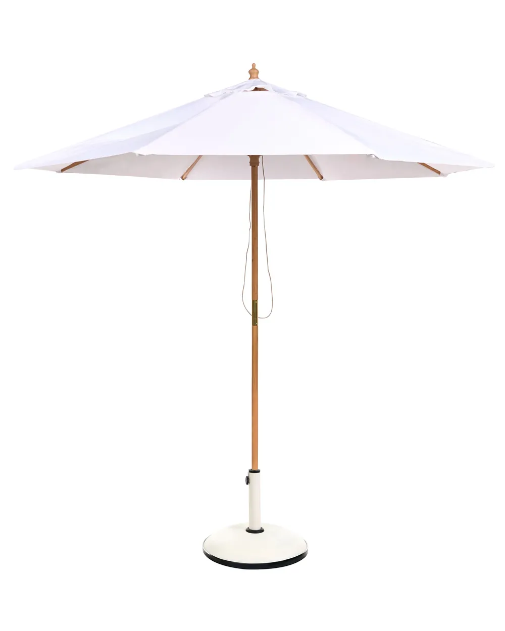 Parasol ogrodowy 270 cm TOSCANA Biały_1077805