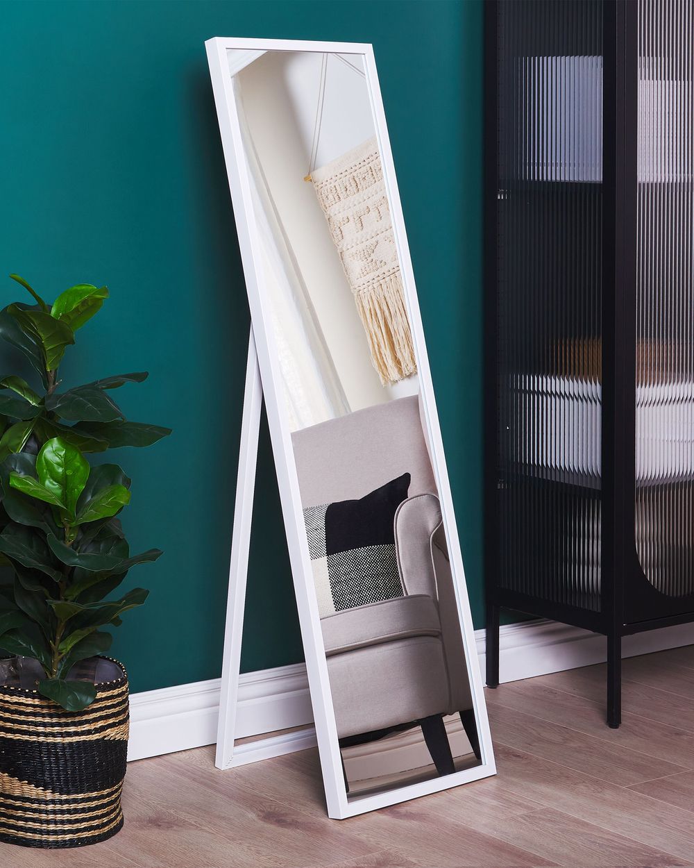 Standing Mirror TORCY 140 cm White