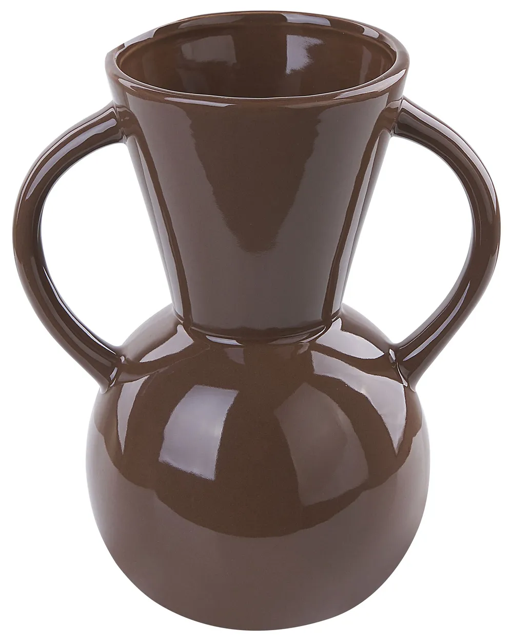 Wazon na kwiaty ORESTIADA 19 cm Ceramika Brązowy