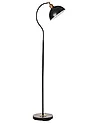 Floor Lamp LENNON Adjustable Metal Black