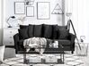 3 Seater Velvet Sofa Black BORNHOLM_748475