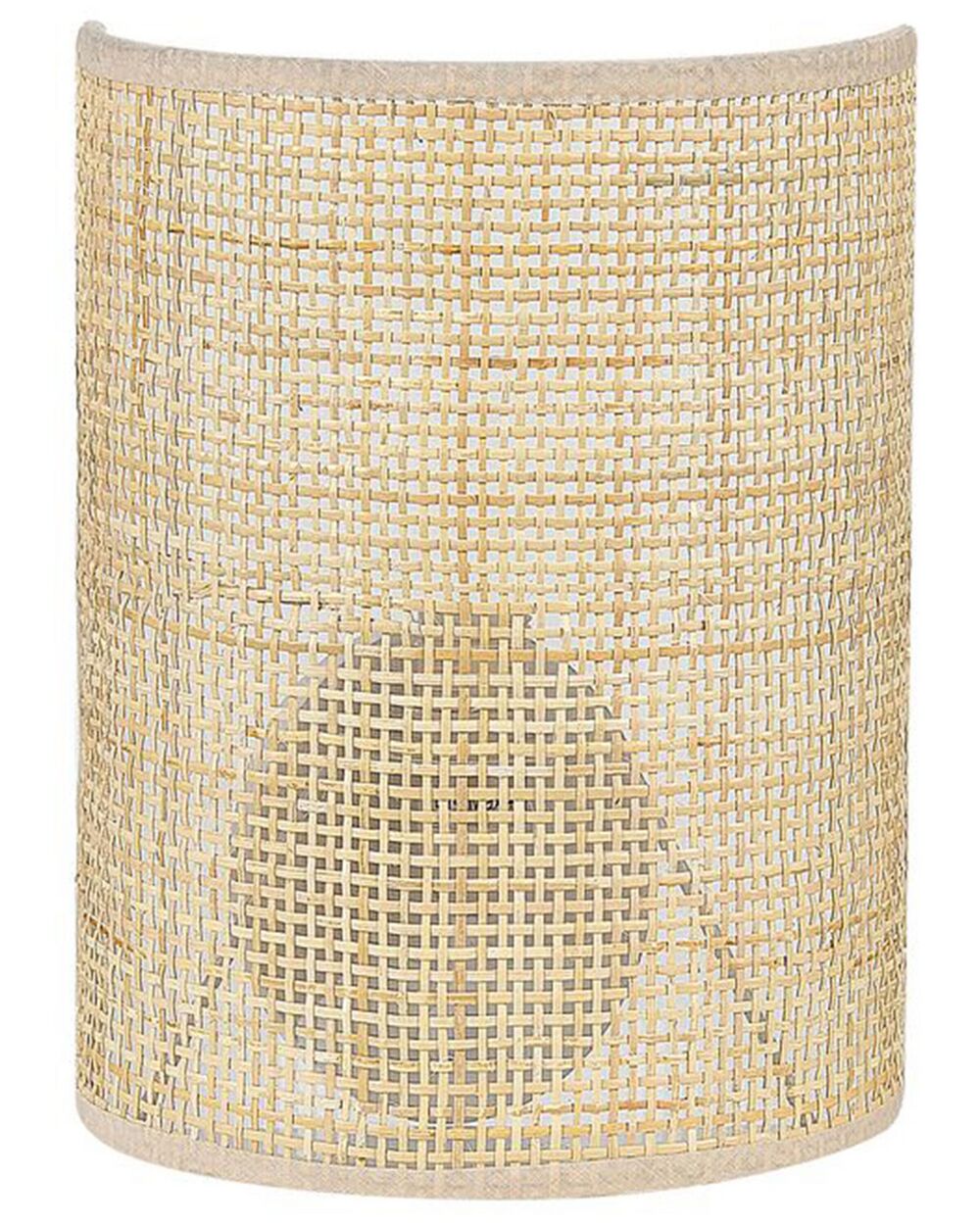 Wicker shade lamp discount