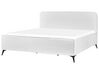 Boucle EU Super King Size Bed Off-White VALOGNES_933776