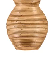 Wazon dekoracyjny SYMI 70 cm Rattan Naturalny_1061993