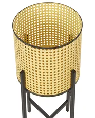 Donica na nóżkach FALLOPIA 25 cm Metal Beżowy_933756