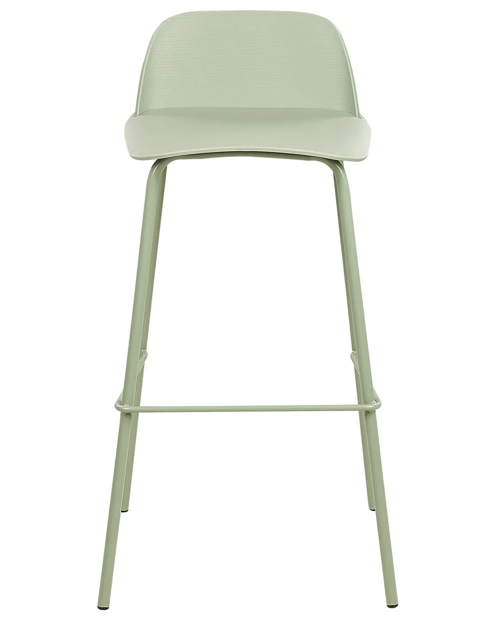 Conjunto de 4 bancos de bar MORA Verde claro_876360