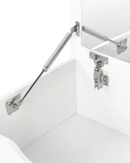 Dressing Table with Mirror and Stool BELOEIL White_1071012