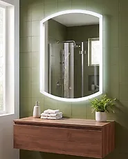 LED Bathroom Mirror BEZIERS 60 cm 78 cm Silver_1184530
