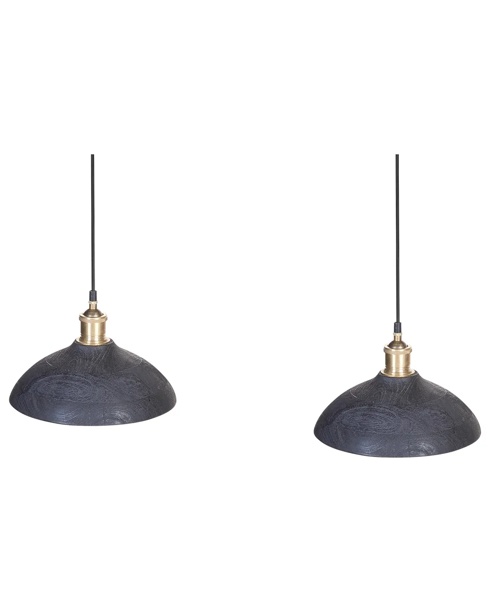 Lampadario CHEYYAR Legno di mango Nero_867661