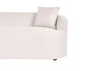 Sofa AMAL mit Ottomane Stoff Hellbeige_1145816