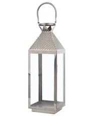 Lampion BALI 55 cm Stal nierdzewna Srebrny_724043