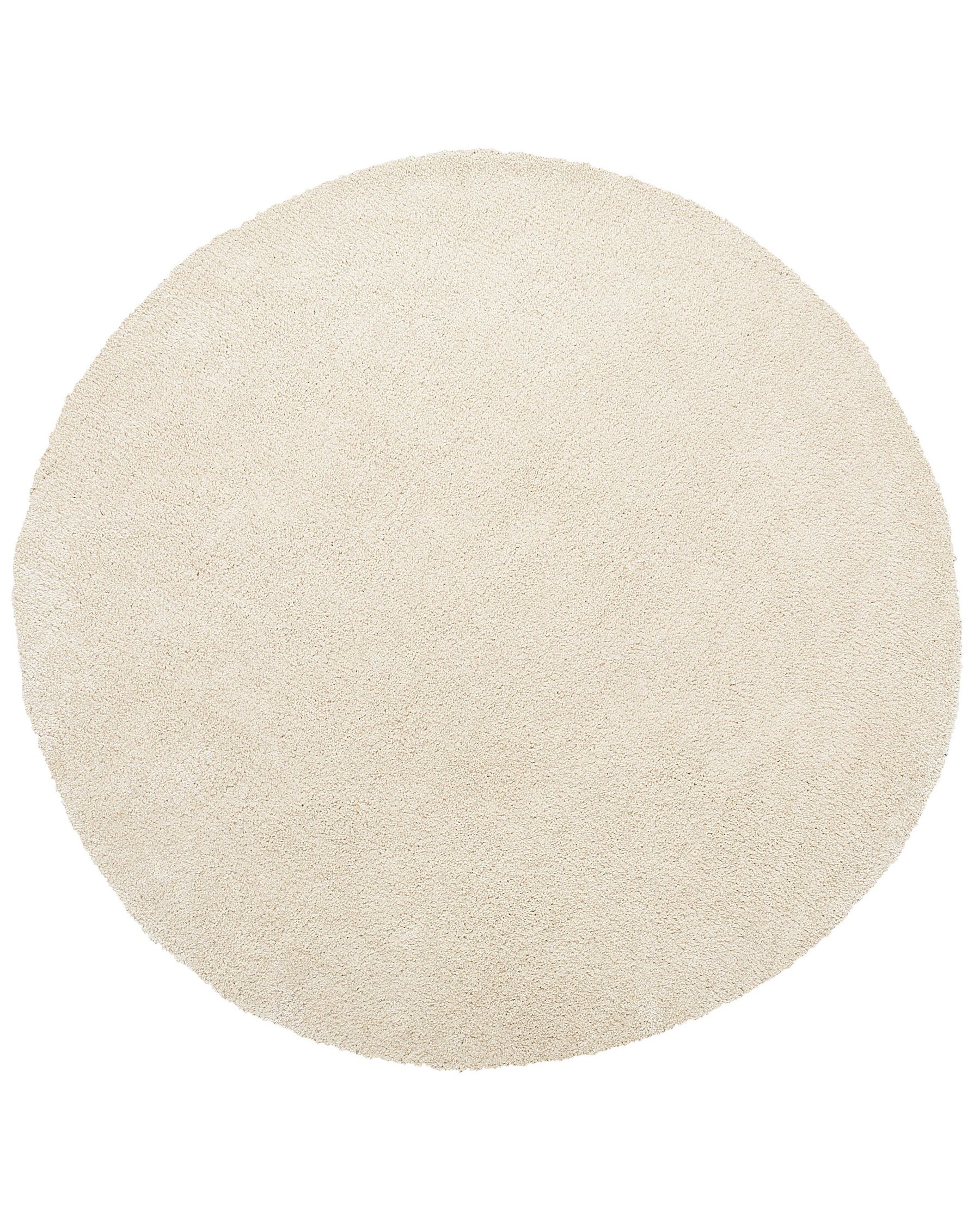 Vloerkleed polyester lichtbeige ⌀ 140 cm DEMRE_738071