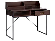 Polcos íróasztal ZYRA 110 cm 50 cm Sötétbarna_1191635
