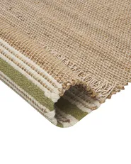 Tappeto MIRZA Verde oliva 80 x 150 cm Iuta_847333