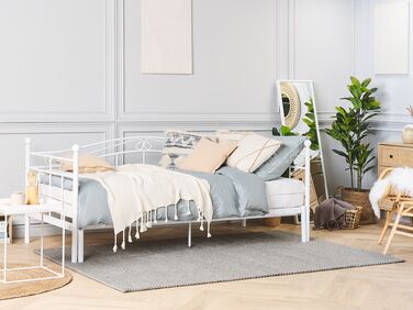 EU Single to King Size Daybed White TULLE